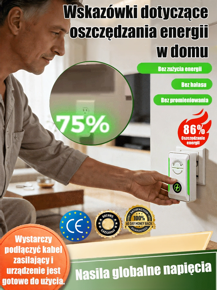 [Oszczędź 86% na energii elektrycznej] ⚡Bezpośrednio od dostawcy -50%, Król Wysokowydajnej Energooszczędności, Plug and Play, 💡Rachunek za prąd obniżony o połowę przez cały rok