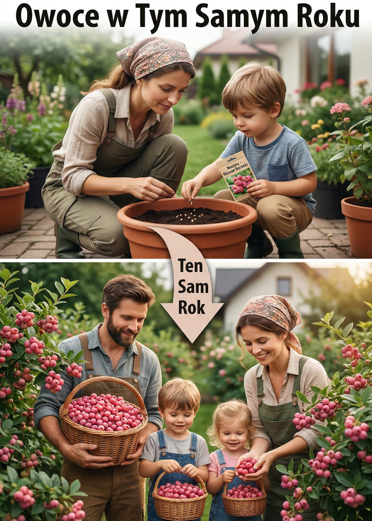 ✨[Piękne i pyszne] Posadź je w tym samym miesiącu i ciesz się słodkimi i soczystymi jagodami!🏡