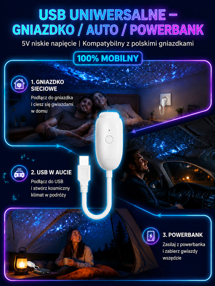 ⚡W jedną sekundę zamień zwykły pokój w magiczny podwodny świat.