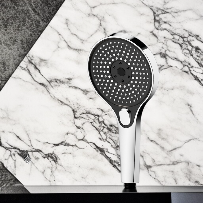 Zestaw prysznicowy z funkcją podgrzewania wody i wentylatorem do łazienki 