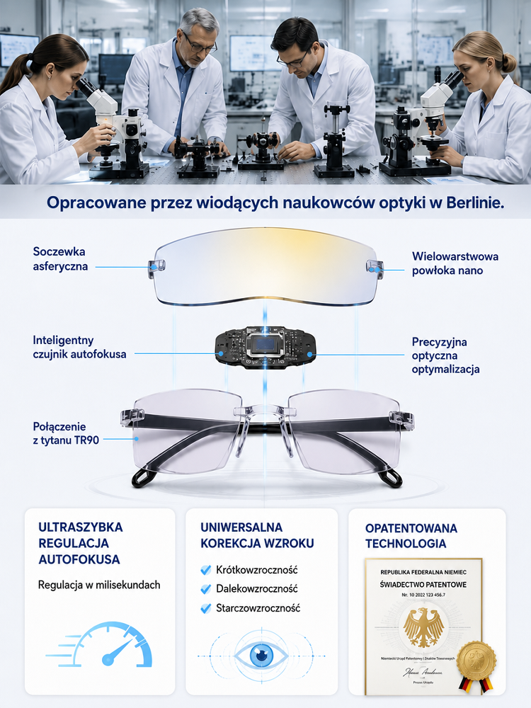 ✅Najnowsze opracowanie niemieckich inżynierów – bez badań, od razu wyraźne widzenie.