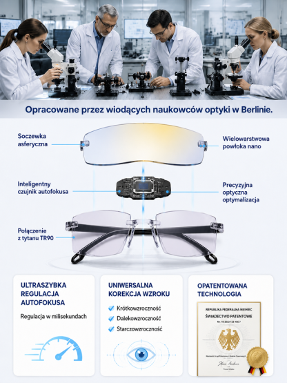 ✅Najnowsze opracowanie niemieckich inżynierów – bez badań, od razu wyraźne widzenie.