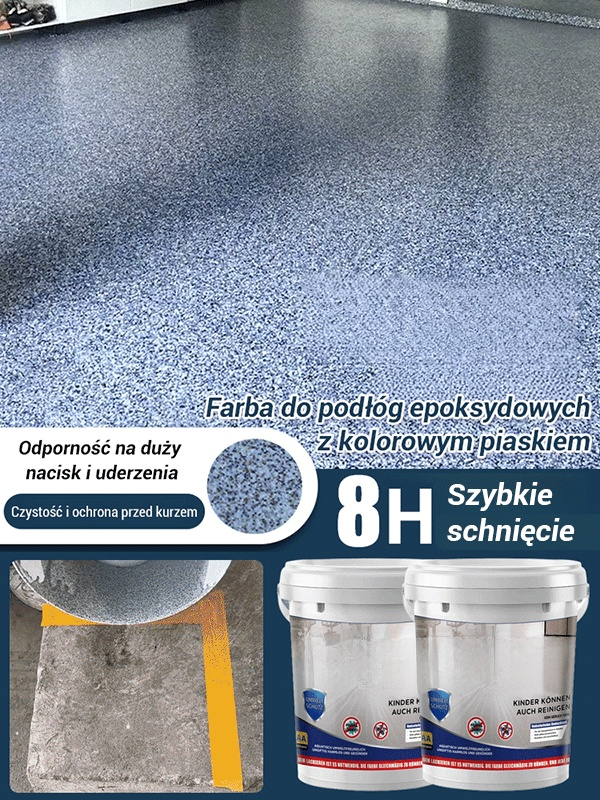 【Maluj tego samego dnia, wprowadzaj się tego samego dnia】Pożegnaj drogie płytki! FARBA PODŁOGOWA 3 W 1, OSZCZĘDŹ 50%, tylko przez ograniczony czas!