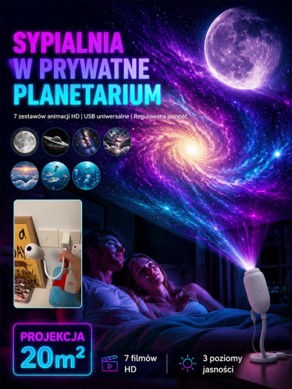 ⚡W jedną sekundę zamień zwykły pokój w magiczny podwodny świat.