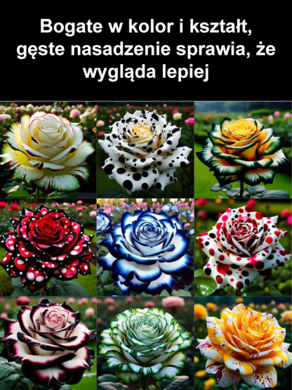 ✨Róże technologii kosmicznej, kwitną przez cały rok, łatwe w uprawie, zapach na cały świat!