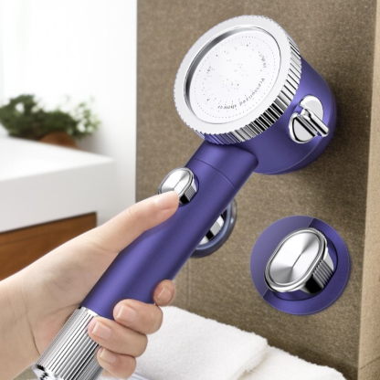 Prysznicowa słuchawka z filtrem, mocny natrysk, efekt deszczowy, do łazienki