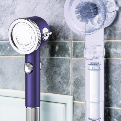 Prysznicowa słuchawka z filtrem, mocny natrysk, efekt deszczowy, do łazienki