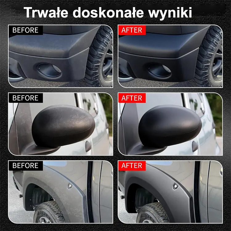 【Błyszczy bez mycia przez 3 lata】🚗Delikatne zastosowanie przywróci połysk lakierowi Twojego samochodu i zapewni ochronę na długie lata.✨