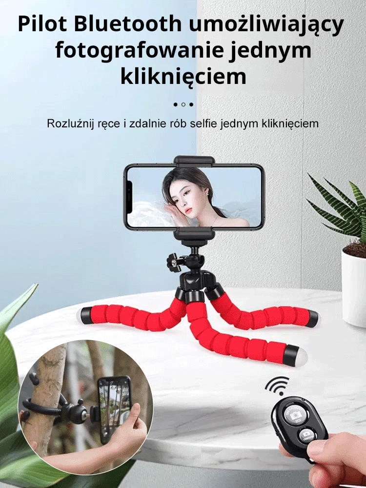 【Statyw Octopus】—Twój „mobilny asystent fotograficzny”!