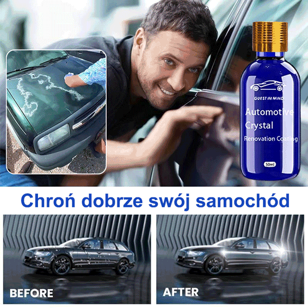 【Błyszczy bez mycia przez 3 lata】🚗Delikatne zastosowanie przywróci połysk lakierowi Twojego samochodu i zapewni ochronę na długie lata.✨