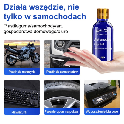 【Błyszczy bez mycia przez 3 lata】🚗Delikatne zastosowanie przywróci połysk lakierowi Twojego samochodu i zapewni ochronę na długie lata.✨