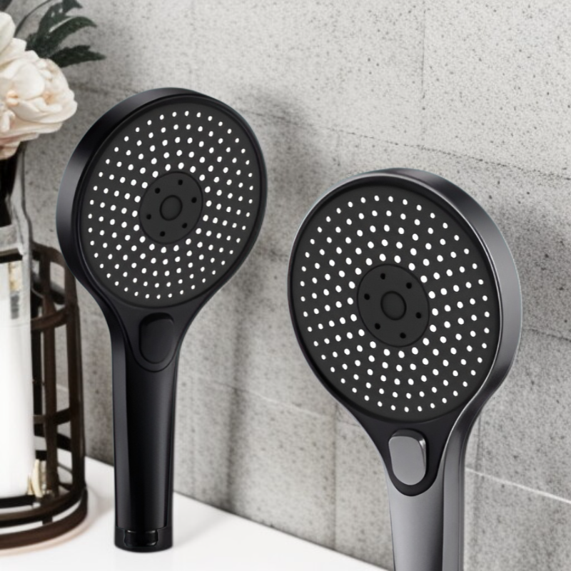 Zestaw prysznicowy z funkcją podgrzewania wody i wentylatorem do łazienki 