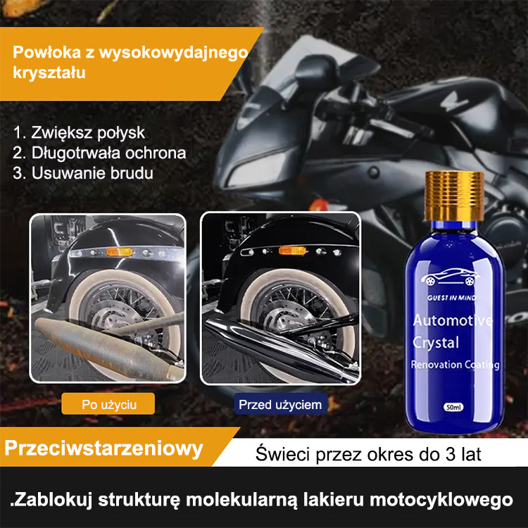 【Błyszczy bez mycia przez 3 lata】🚗Delikatne zastosowanie przywróci połysk lakierowi Twojego samochodu i zapewni ochronę na długie lata.✨