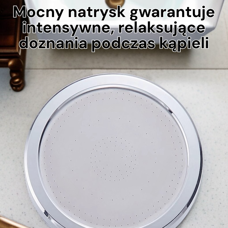Prysznicowa słuchawka z filtrem, mocny natrysk, efekt deszczowy, do łazienki