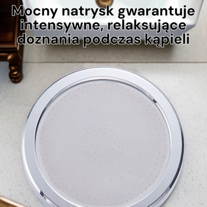 Prysznicowa słuchawka z filtrem, mocny natrysk, efekt deszczowy, do łazienki