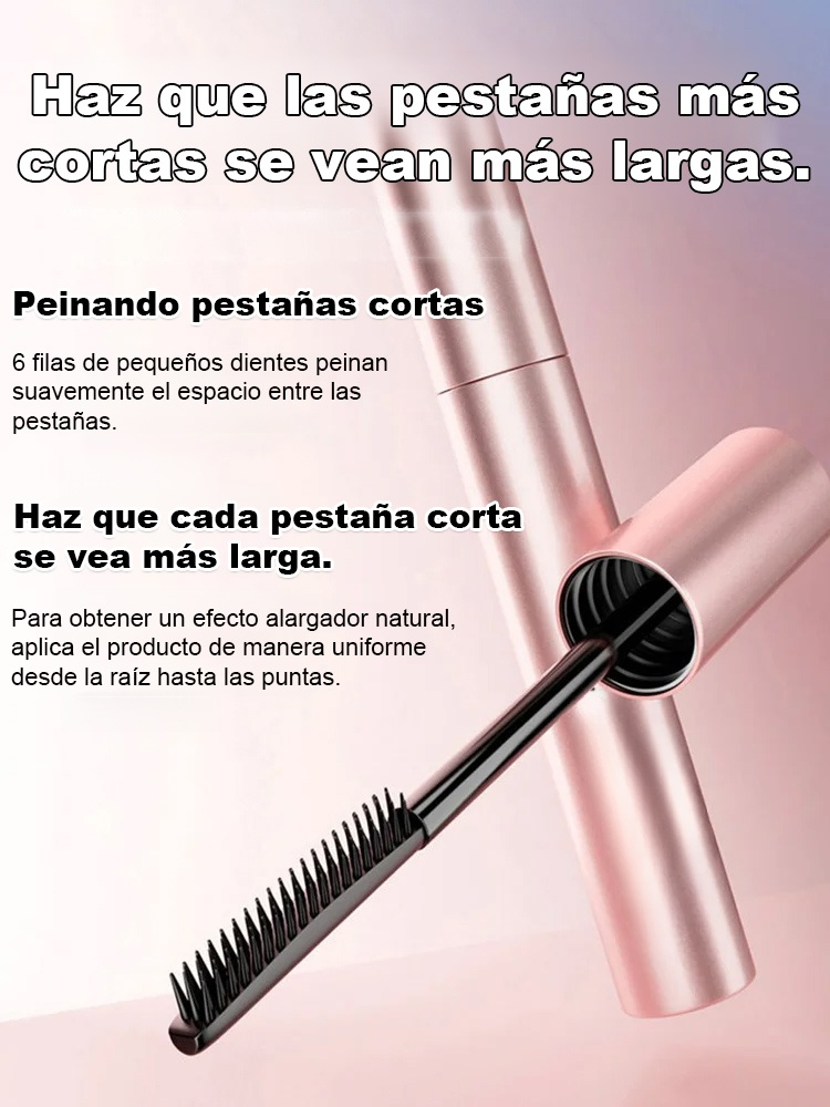 Máscara de pestañas alargadora y voluminizadora con definición perfecta👀Los ojos parecen 3 veces más grandes