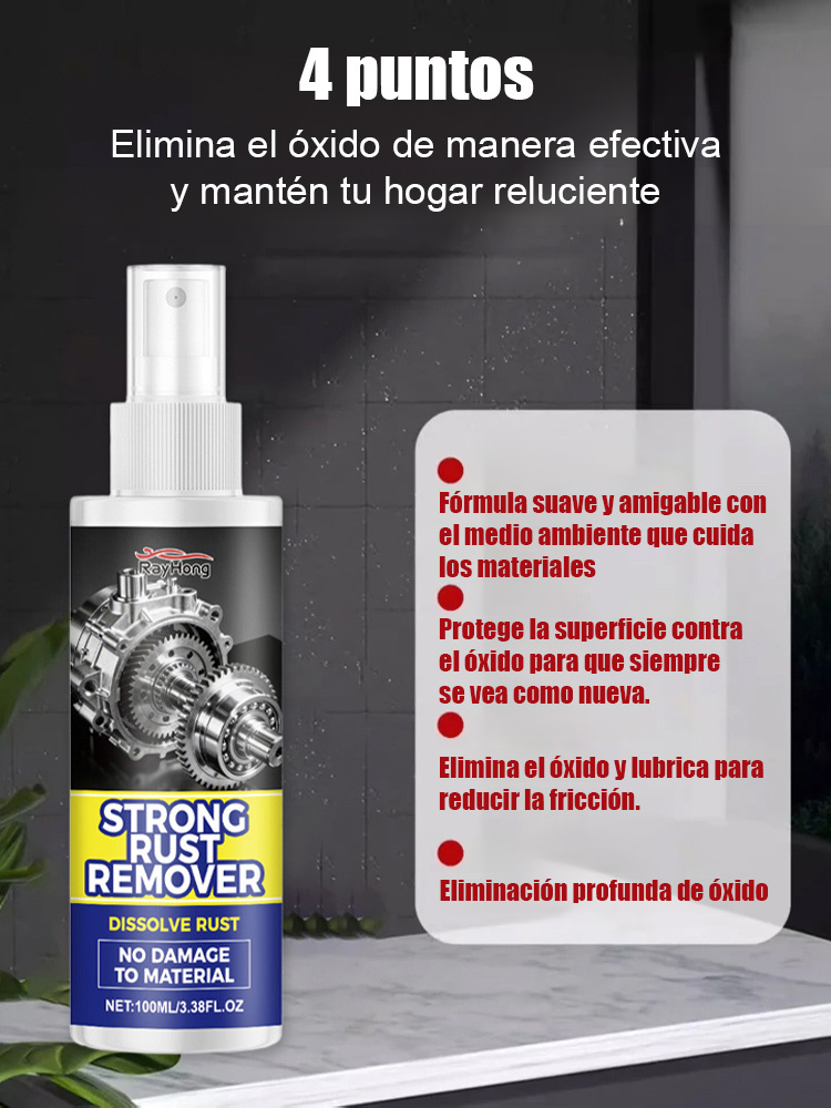 ¡Paquete de 6 piezas! Mantenimiento total garantizado. 🏆Spray 3 en 1 para eliminar óxido, reparar y pulir automóviles💰Ahorra en el taller: pulido profesional en tus manos.