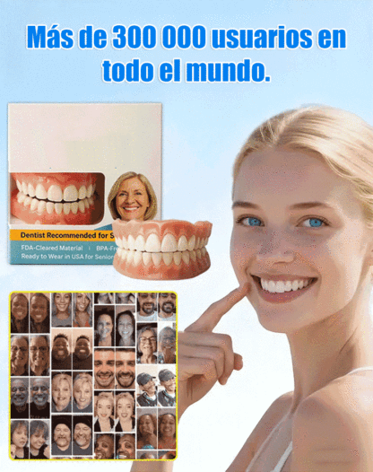 ✨Última generación de protectores dentales de silicona suave.🦷🦷Disfrute de la deliciosa comida y ríase mucho.