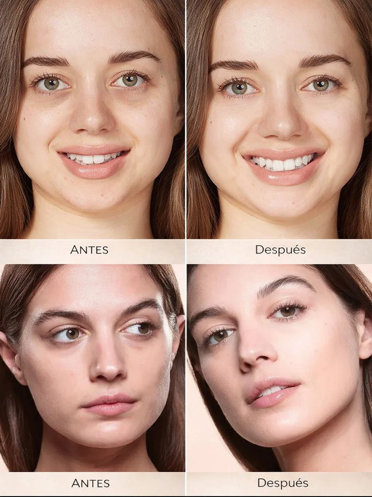 Ojeras invisibles en 1 seg ✨Brocha profesional DE REGALO 🎁Set de corrector de ojeras con color (con brocha de regalo)🌟Ilumina tu mirada al instante🛍️¡Ahorra más con el pack de 3!