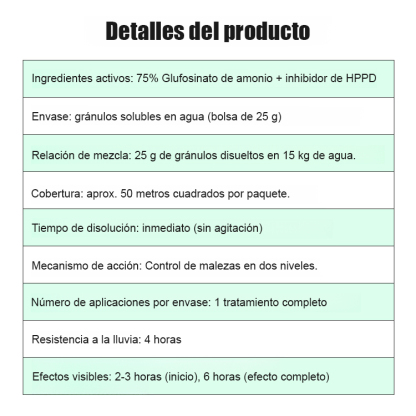 Herbicida potente dos en uno🌿☄️Elimina con precisión las malas hierbas y las hierbas silvestres sin dañar los cultivos.🌾🌾