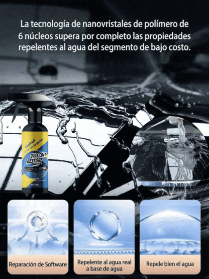 ¡Haz que tu auto brille como nuevo! Nano-Cerámica 2026 para un brillo de espejo al instante ✨🚗Olvídate de lavarlo diario: Tecnología hidrofóbica que repele agua y polvo por meses ☔🛡️Resultados profesionales en 3 minutos sin salir de casa 💰🏠