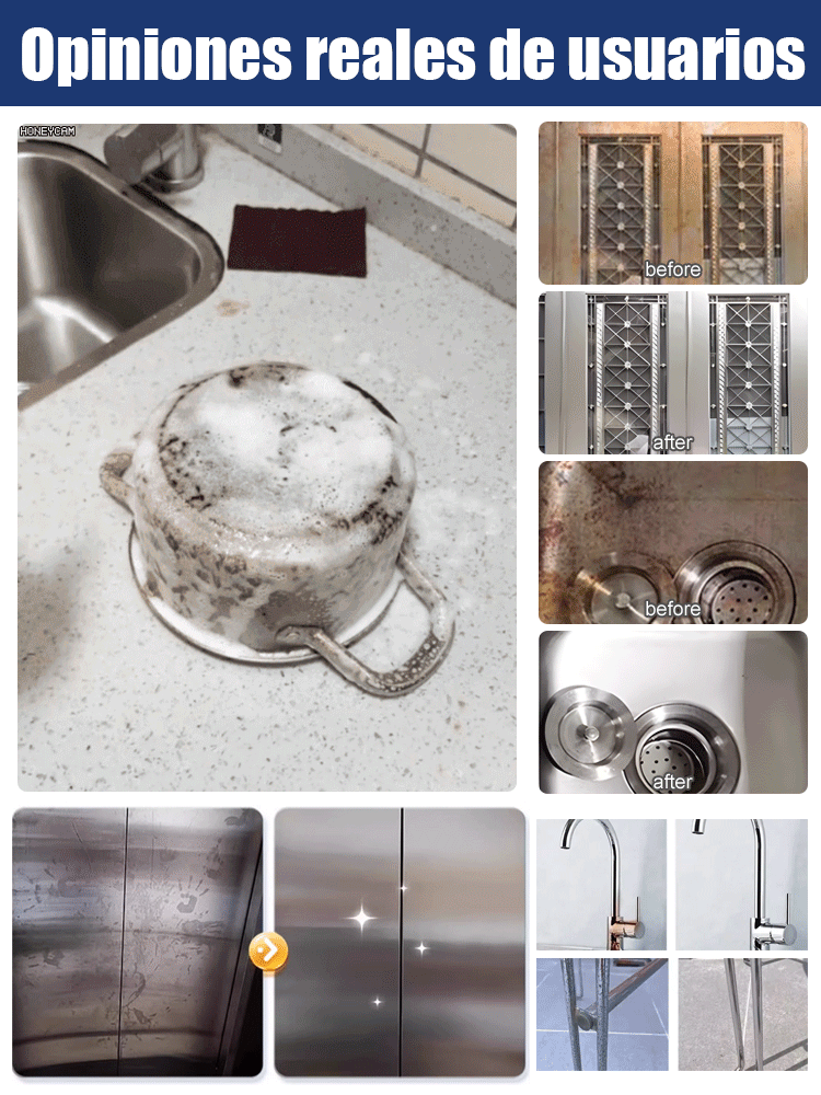 Eliminador de óxido para tornillos, pernos y superficies metálicas del hogar🔃Dale una nueva vida al metal