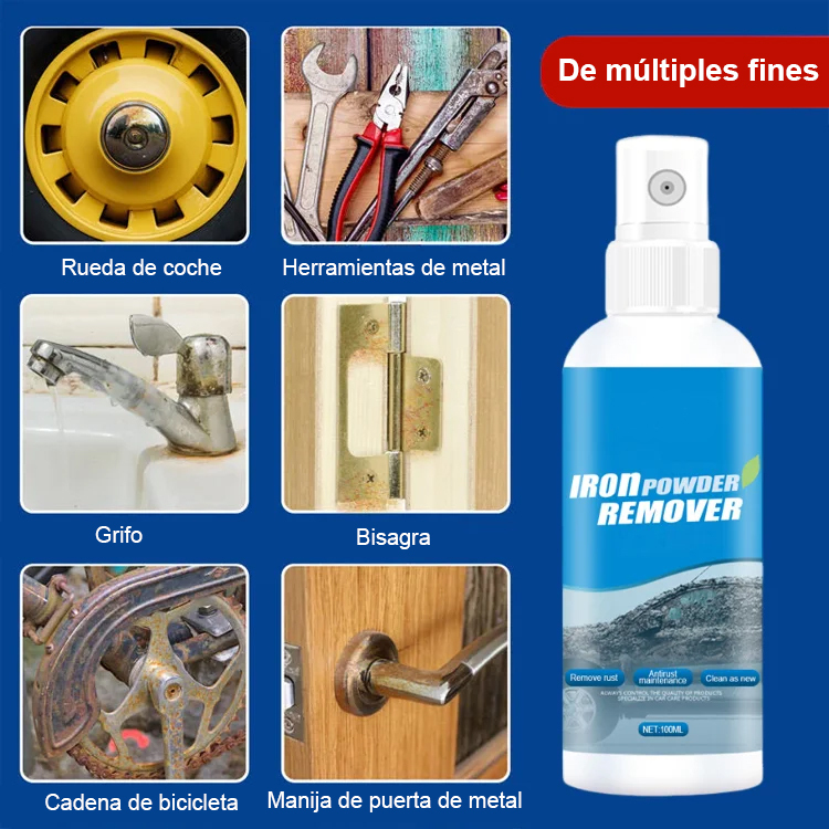 🏎️ Desarrollado por ingenieros automotrices de élite – cumple con las estrictas normas de seguridad de la UE⚡ Rocía y limpia – tornillos y llantas oxidadas lucen como nuevos al instante