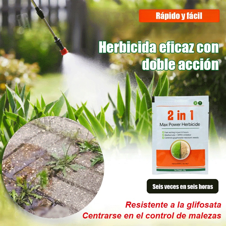 Herbicida potente dos en uno🌿☄️Elimina con precisión las malas hierbas y las hierbas silvestres sin dañar los cultivos.🌾🌾