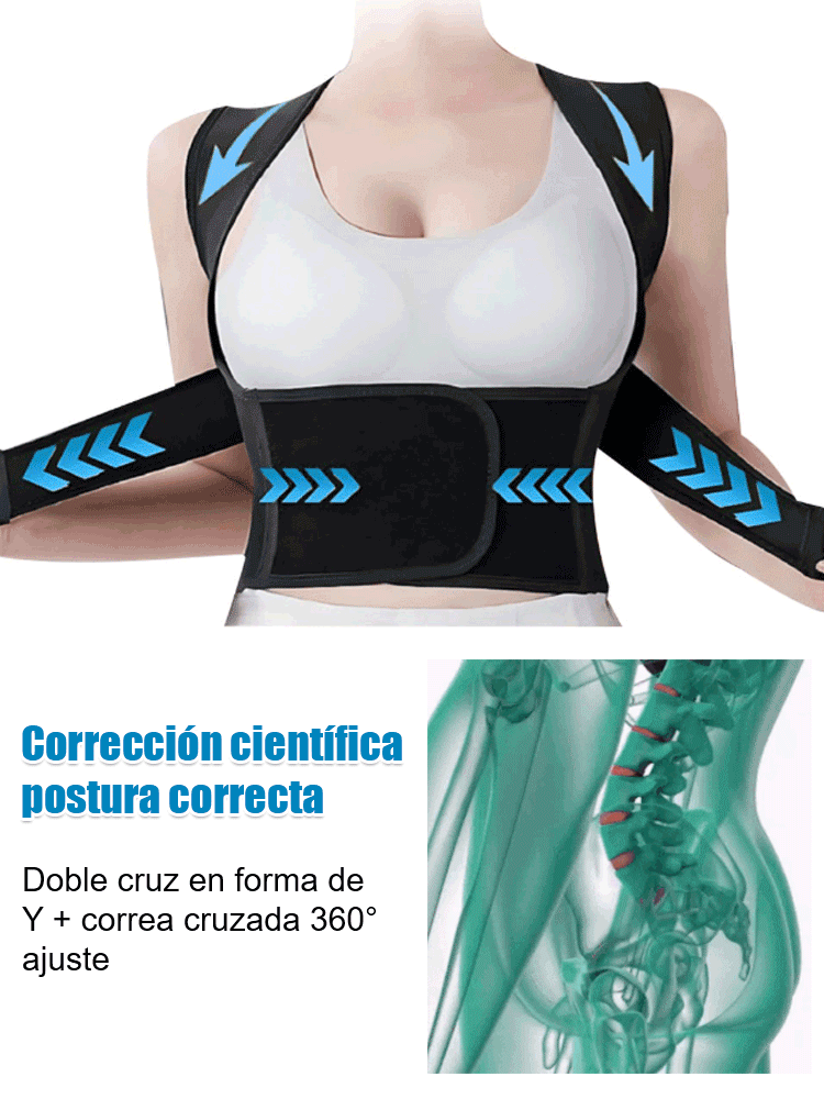 Es tu entrenador personal de etiqueta.👔🚀¡No dejes que la joroba arruine tu imagen! Recupera tu altura y confianza al instante 📏✨¡Adiós al dolor de espalda! Corrección física sin efecto rebote, protege tu columna hoy 🛡️🔥