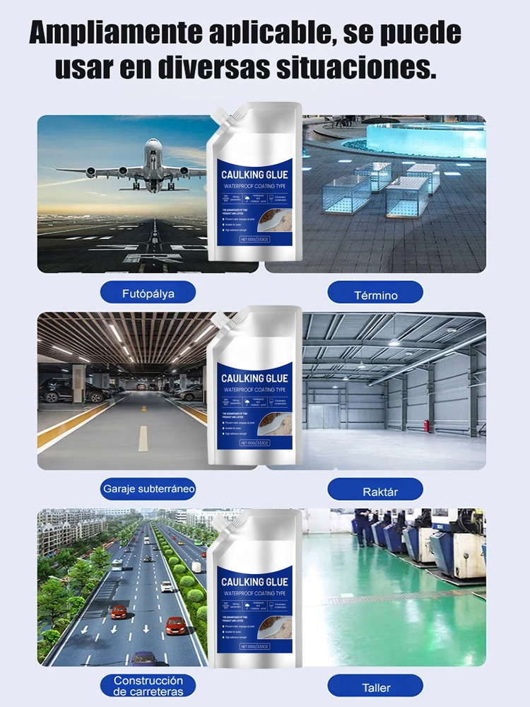 【Resistente a las grietas durante 100 años】Sellador impermeable para juntas👨‍🏭La construcción es muy sencilla.