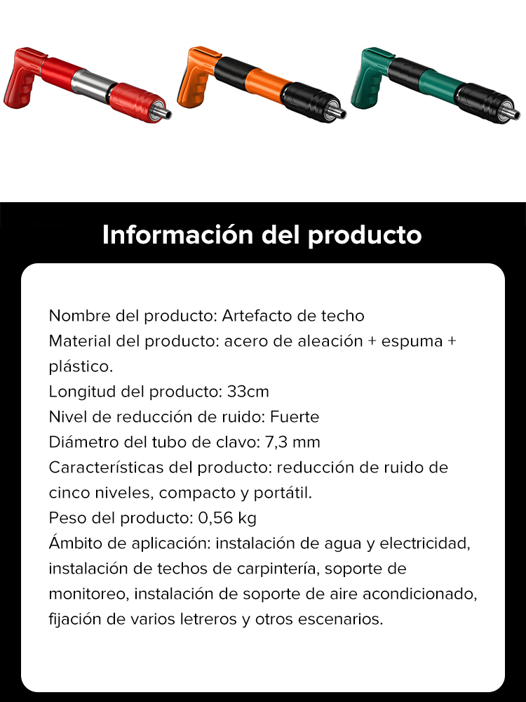 Herramienta mágica para la instalación del techo🏠Clavadora silenciada💪Mejorar la eficiencia del trabajo
