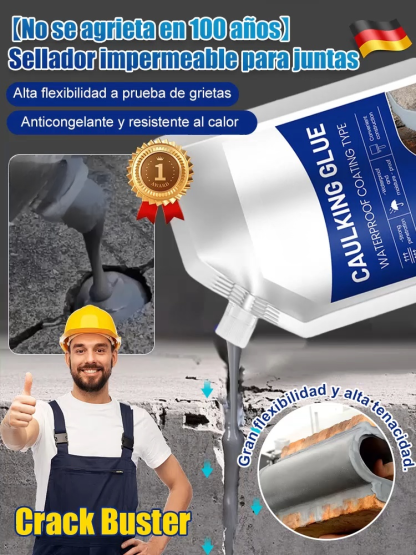 【Resistente a las grietas durante 100 años】Sellador impermeable para juntas👨‍🏭La construcción es muy sencilla.