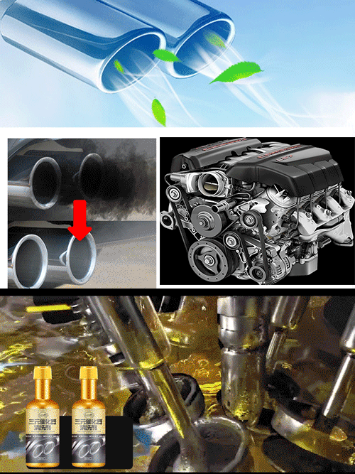 Catalizador para limpiador de carbono🚗Despierte la potencia creciente sellada por depósitos de carbón con una sola botella🚗¡No es necesario desmontarlo ni levantarlo, simplemente viértalo en el tanque de gasolina y el escape fluirá suavemente y el acele