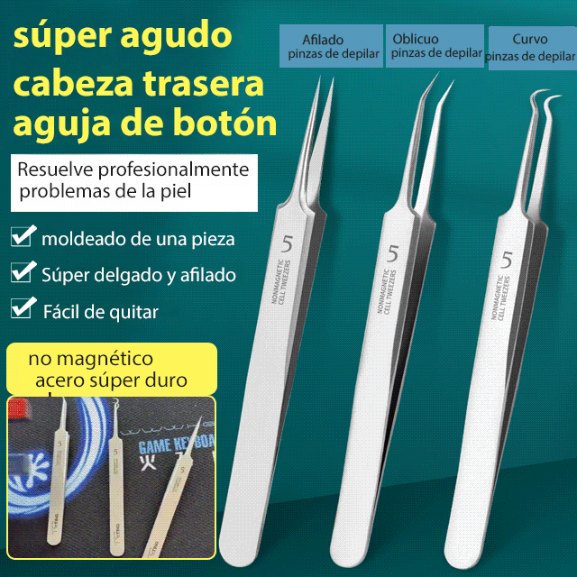 pinzas para eliminar la espinilla del acné✨Tu experto personal en el cuidado de la piel