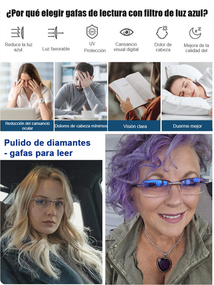 Compra 1 + 1 gratis ✨ Compra 2 + 2 gratis ✨Gafas progresivas inteligentes y cómodas, recupera la visión juvenil🧠🔍Lentes de zoom inteligentes que piensan por ti