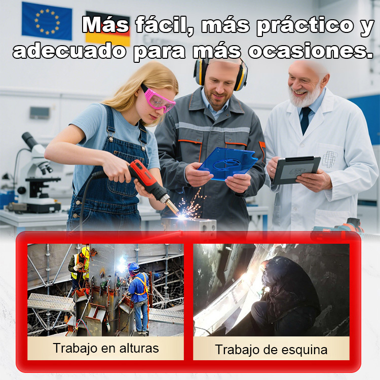 Máquina de soldadura láser portátil con ajuste de temperatura de 90 a 480°C🌟🌟