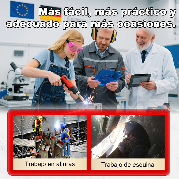 Máquina de soldadura láser portátil con ajuste de temperatura de 90 a 480°C🌟🌟