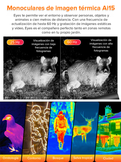 Cámara nítida incluso en la oscuridad🌙Monocular de visión nocturna térmica de tecnología alemana