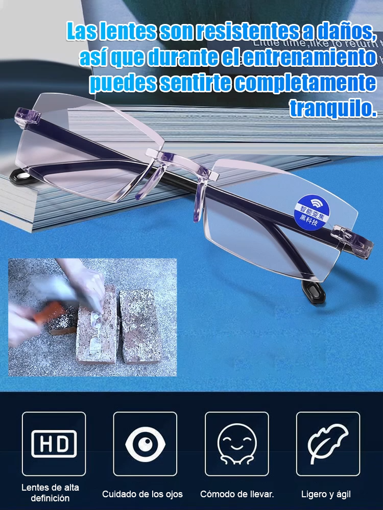 Compra 1 + 1 gratis ✨ Compra 2 + 2 gratis ✨Gafas progresivas inteligentes y cómodas, recupera la visión juvenil🧠🔍Lentes de zoom inteligentes que piensan por ti