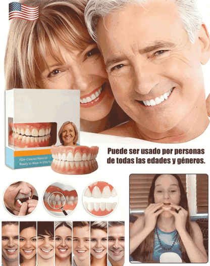 ✨Última generación de protectores dentales de silicona suave.🦷🦷Disfrute de la deliciosa comida y ríase mucho.