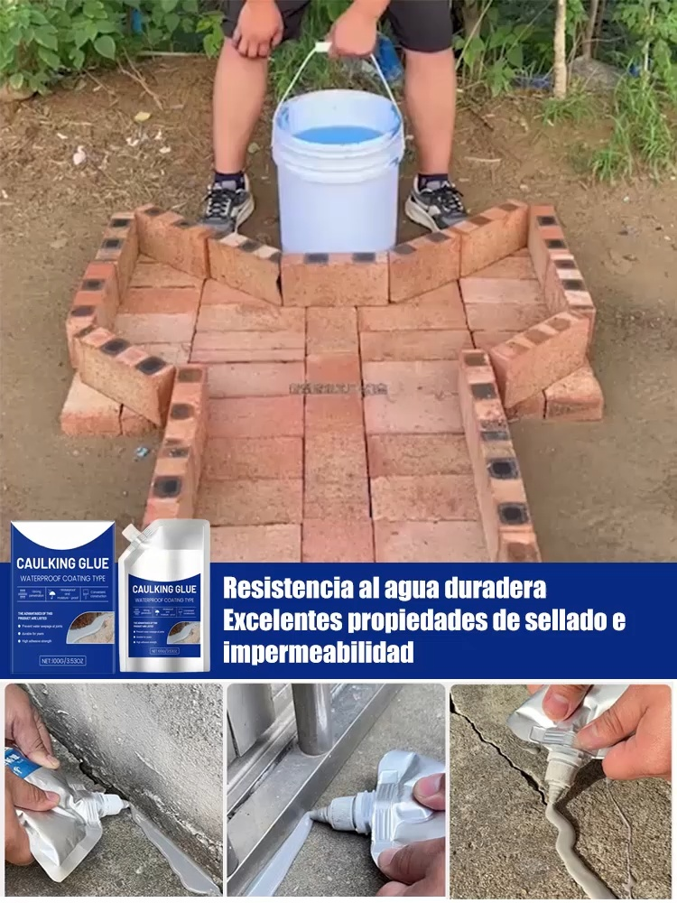 【Resistente a las grietas durante 100 años】Sellador impermeable para juntas👨‍🏭La construcción es muy sencilla.