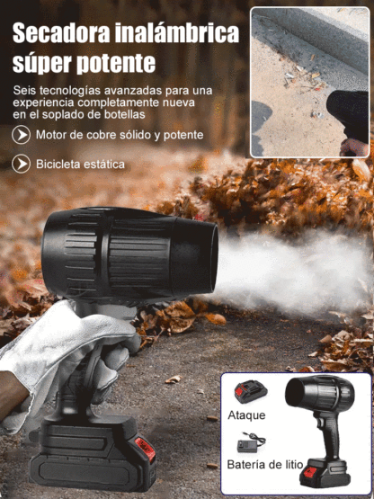 【Grado industrial】Soplador inalámbrico superpotente de alto rendimiento⚡ Motor de tormenta turboalimentado
