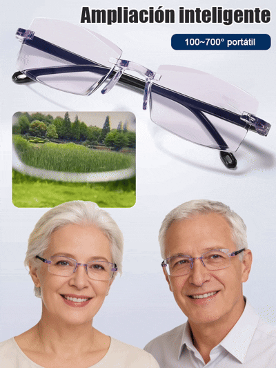 Compra 1 y llévate 1 gratis ✨ Compra 2 y llévate 2 gratis✨Gafas progresivas inteligentes y cómodas, recupera la visión juvenil🧠🔍Gafas con zoom inteligente que piensan por sí mismas