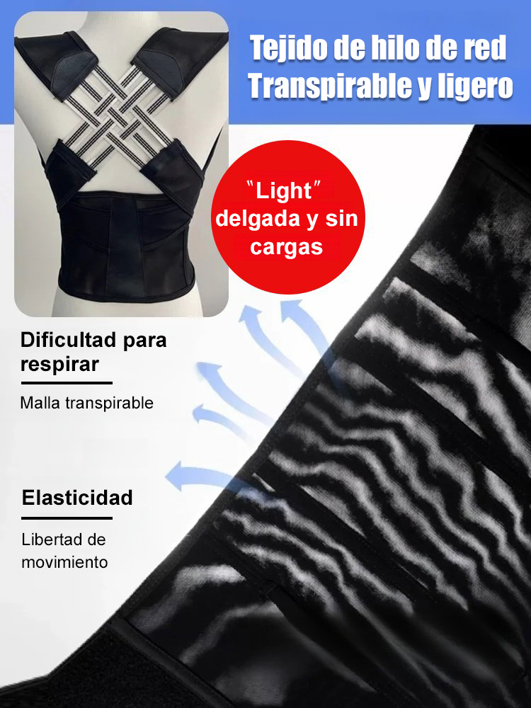 Es tu entrenador personal de etiqueta.👔🚀¡No dejes que la joroba arruine tu imagen! Recupera tu altura y confianza al instante 📏✨¡Adiós al dolor de espalda! Corrección física sin efecto rebote, protege tu columna hoy 🛡️🔥