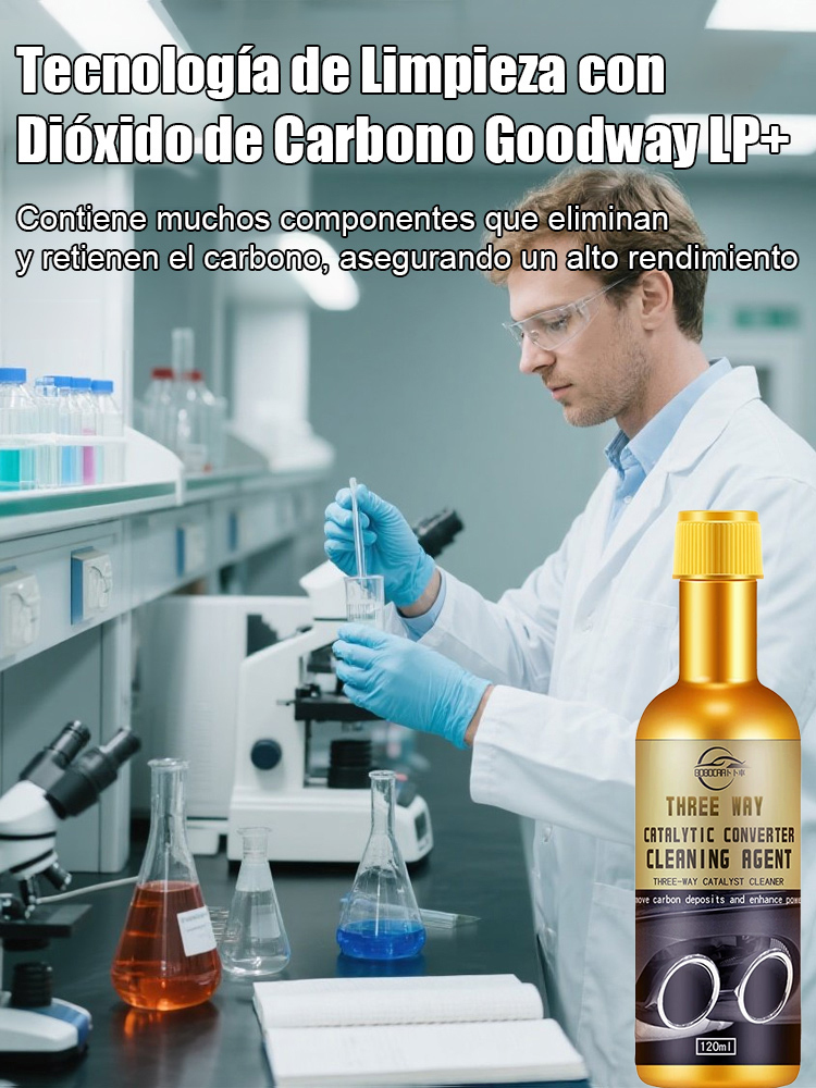 Catalizador para limpiador de carbono🚗Despierte la potencia creciente sellada por depósitos de carbón con una sola botella🚗¡No es necesario desmontarlo ni levantarlo, simplemente viértalo en el tanque de gasolina y el escape fluirá suavemente y el acele