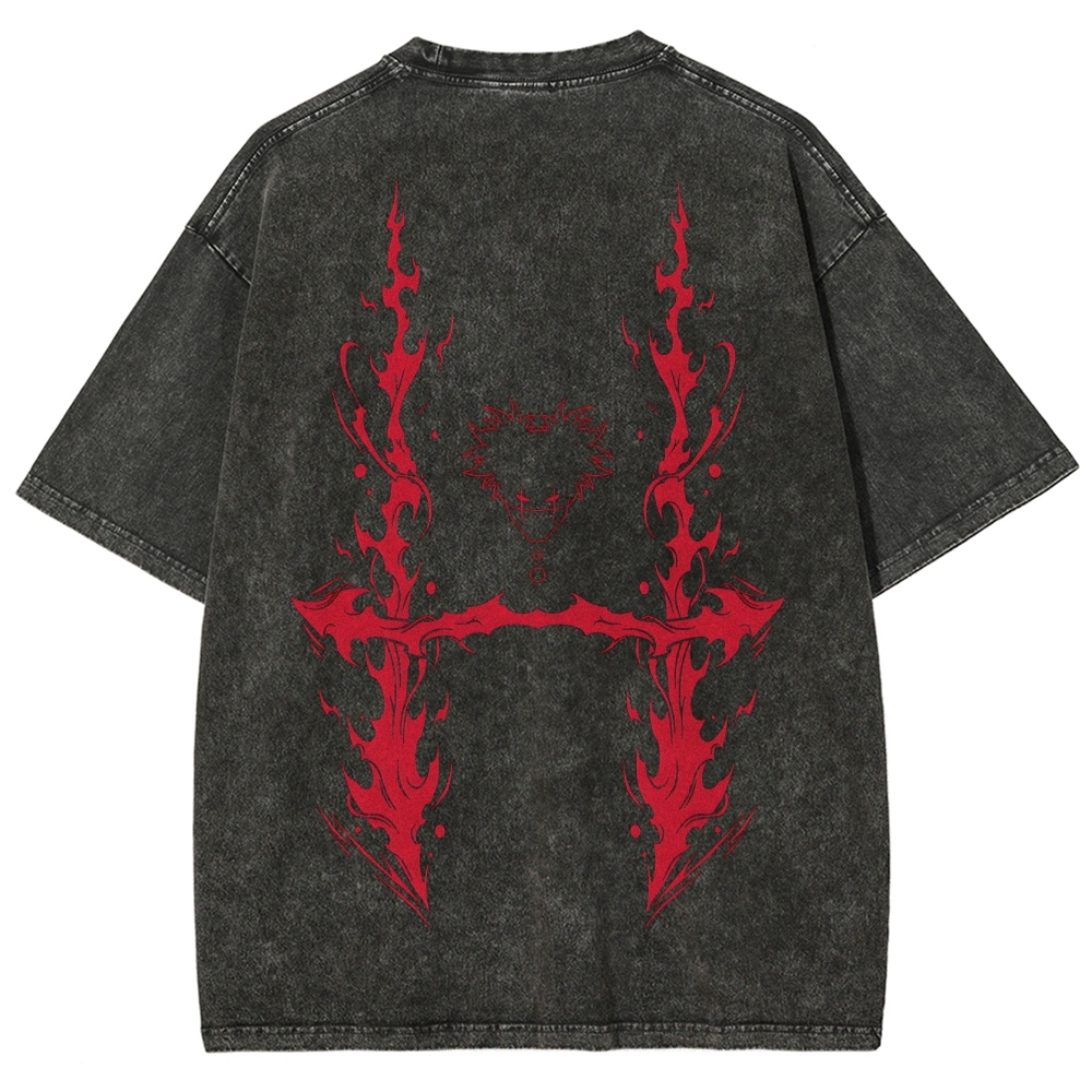Jujutsu Kaisen CHOSO Unisex Fit Washed T-Shirt 2504001160