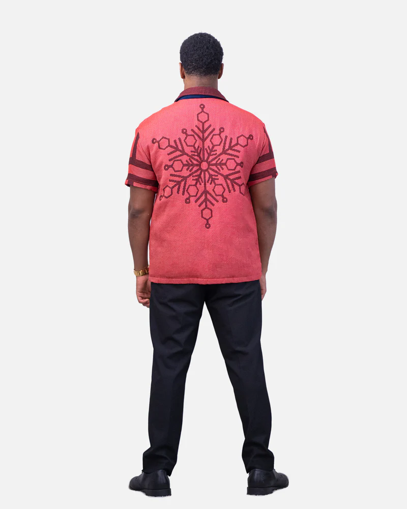 AKAZA TAPESTRY BUTTON-UP SHIRT