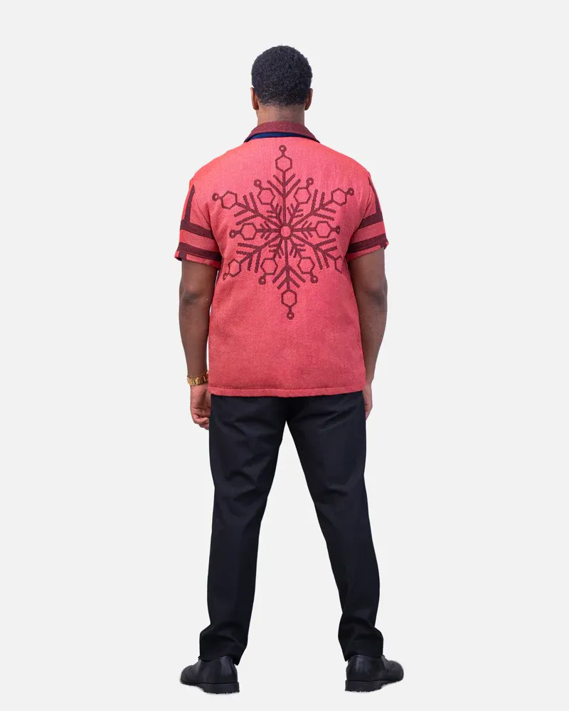 AKAZA TAPESTRY BUTTON-UP SHIRT