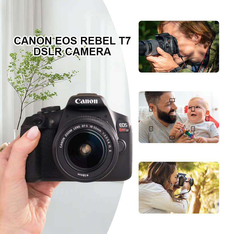 📸Annual Clearance Sale🎁Canon EOS Rebel T7 DSLR Camera Bundle