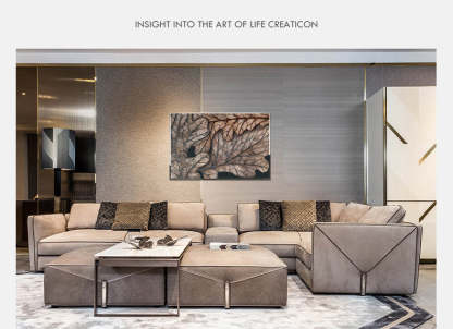 Italian Style New Modern Light Luxury Hong Kong Style visionnaire Envelope Sofa Corner Villa Matte Leather Sofa